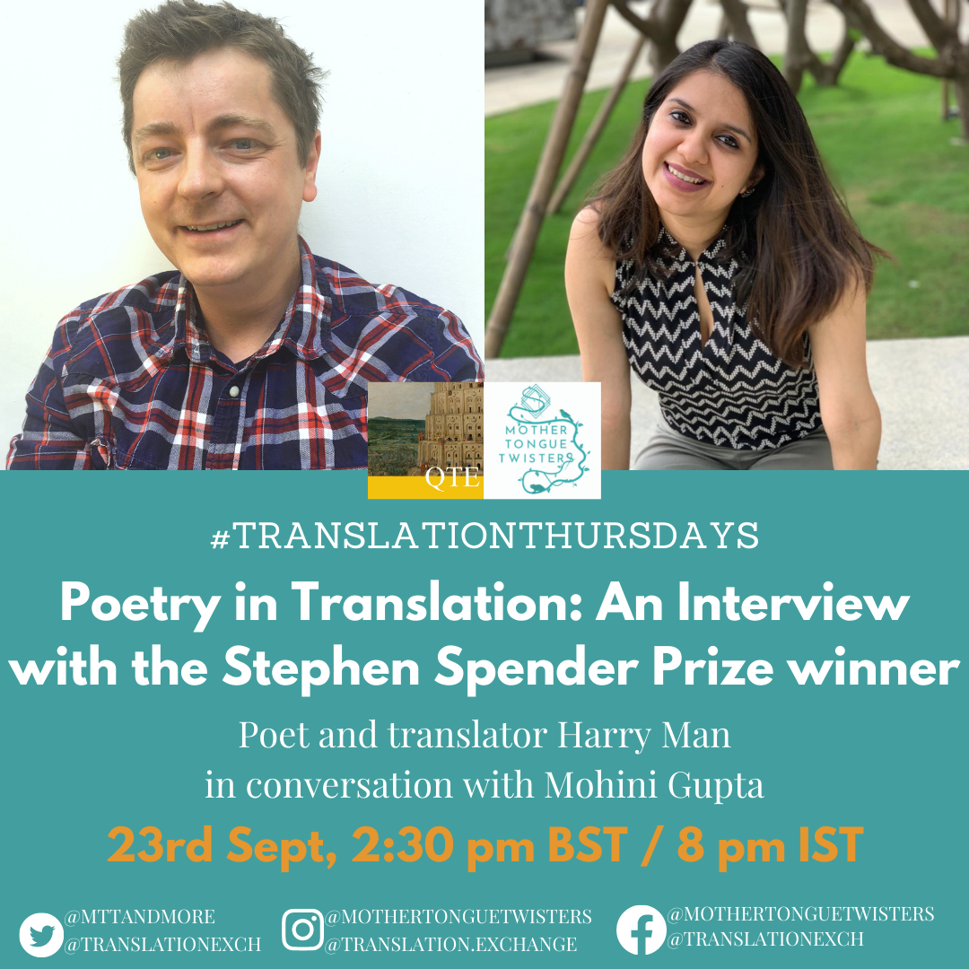 Poetry in Translation: An Interview with the Stephen Spender Prize Winner